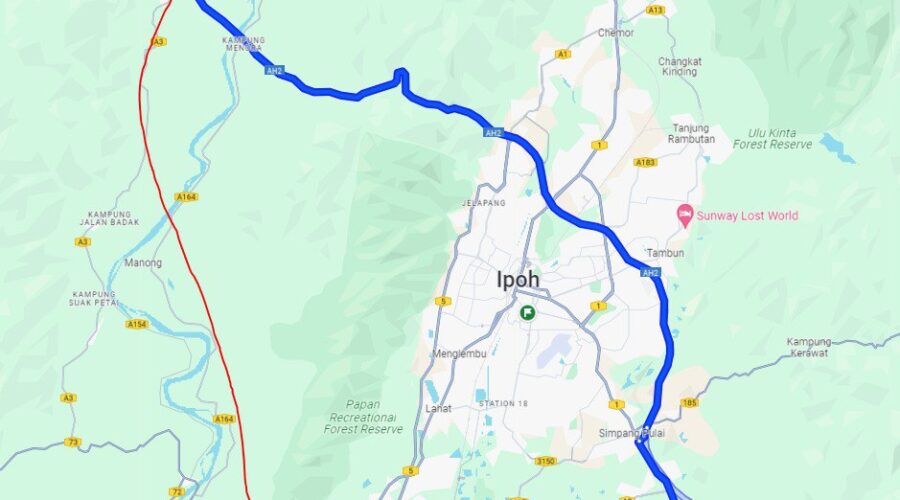 Lebuhraya Baru Gopeng ke Kuala Kangsar Bypass Terowong Menora